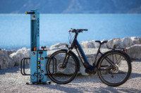 Estación de carga para bicicletas eléctricas