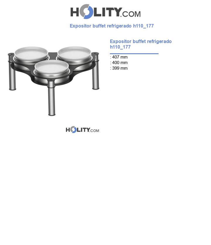 Expositor buffet refrigerado h110_177