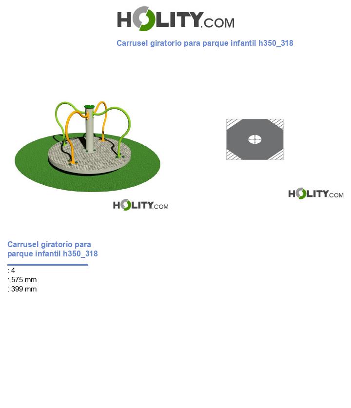 Carrusel giratorio para parque infantil h350_318