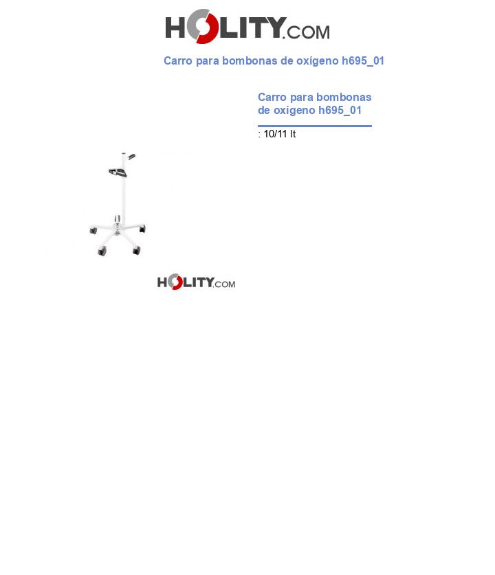 Carro para bombonas de oxígeno h695_01